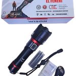 25wat 5000mah 2300lm Şarjlı Uzun Menzilli El Feneri WS-6565