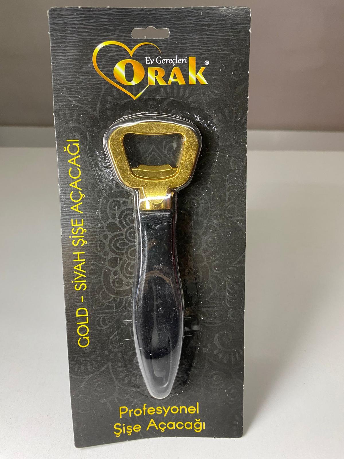 ORAK GOLD SİYAH ŞİŞE AÇACAĞI ORAK GOLD SİYAH ŞİŞE AÇACAĞI - Görsel 1
