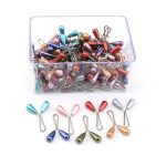 RENKLİ ARPA BAŞLI EŞARP KLİPSİ