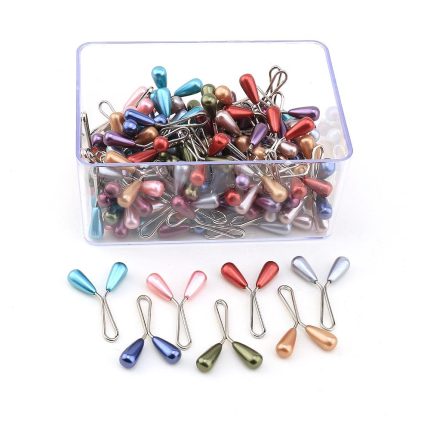 RENKLİ ARPA BAŞLI EŞARP KLİPSİ